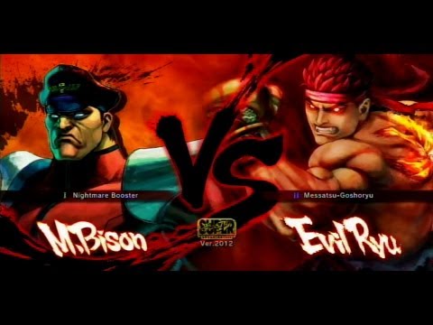 Lucifer___v (Evil Ryu) Vs SHQ_GeneralBison (Bison) - SSFIV AE 2012