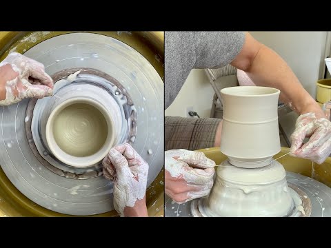 521. Throwing Mugs off the Hump/Mount & Tips on Why and How with Hsin-Chuen Lin 林新春 馬克杯拉坯及棉線切割示範