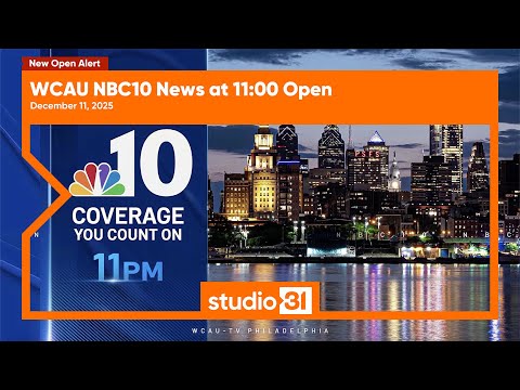 WCAU NBC10 News at 11:00 Open, 12/11/2025 (New Open)