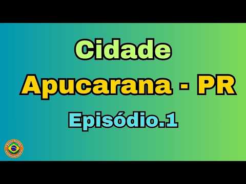 Cidade Apucarana - PR - Episódio.1, #apucarana #paraná #cidade
