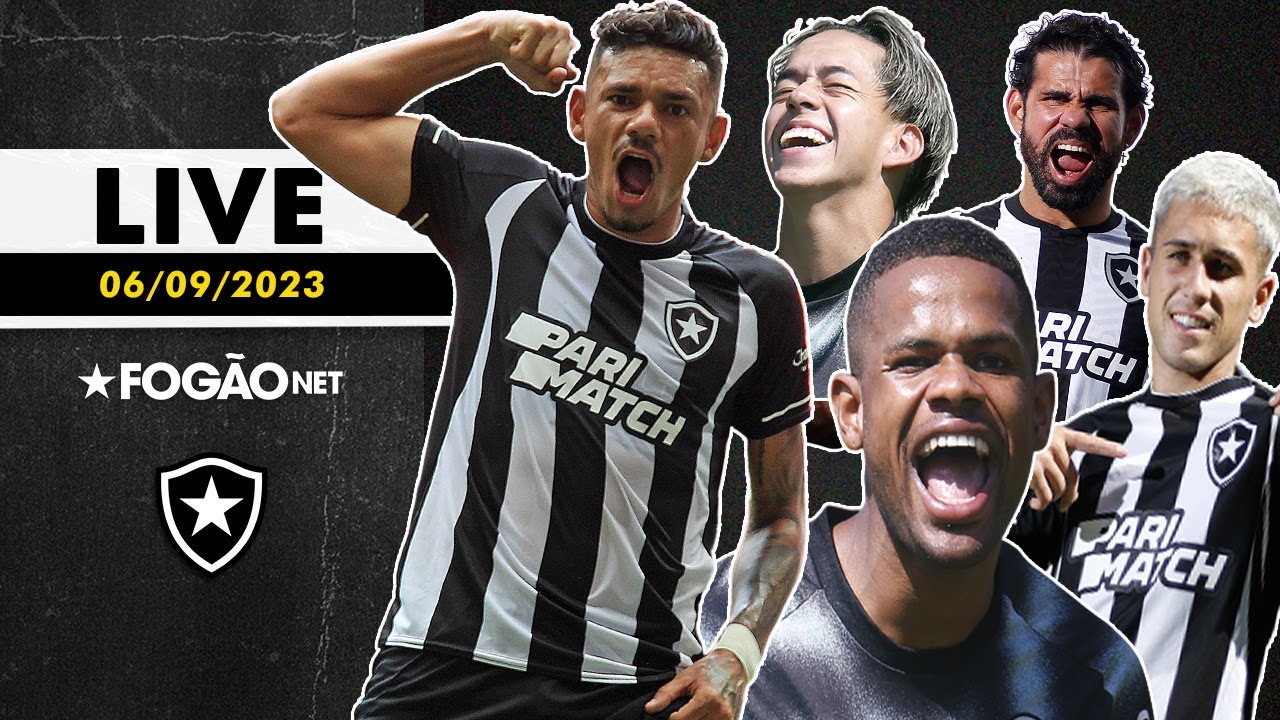 LIVE | Botafogo tem tempo crucial para descansar e recuperar jogadores