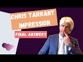 Chris Tarrant Impression Who Wants To Be A Millionaire