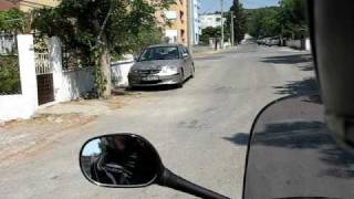 preview picture of video 'TG: Aliağa street going to our house driving Yamaha Xmax'