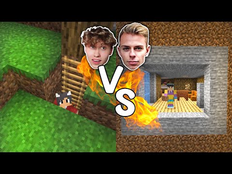 Hvem kan bygge det flotteste Underjordiske hus?