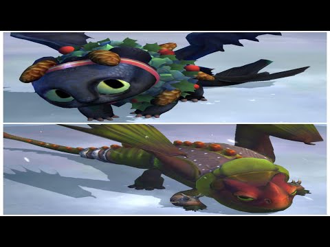 Dragon Titan Uprising ; Chimuelo de Snoggletog y las pruebas de Quebracraneos.