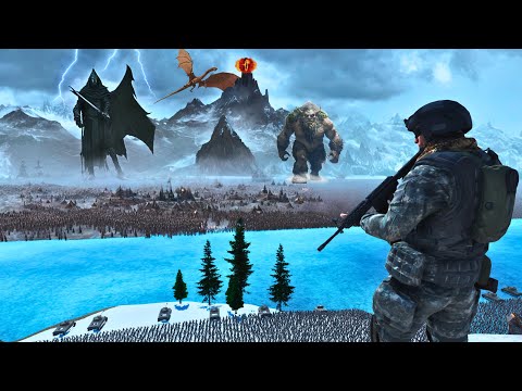 THE LORDS OF MORDOR ARE COMING TO CONQUER WINTER HALF - Ultimate Epic Battle Simulator 2 - UEBS 2