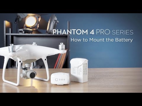 DJI Phantom 4 Series How to Mount the Battery