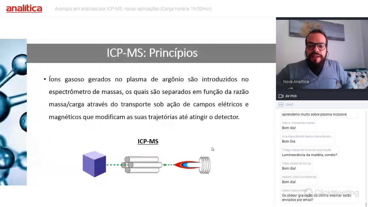 Avanços em análises por ICP-MS: novas aplicações