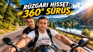 Bolu Merkez'den Gölcük'e 360° Yol Yolculuğu (14 Dakika VR Motosiklet Turu)