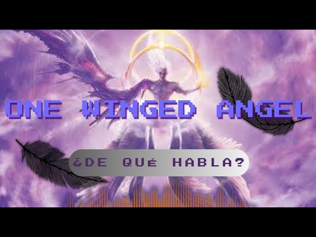 Vídeo relacionado con Impresión trasera de One Winged Angel Gothic Fantasy Gamer Manga Larga