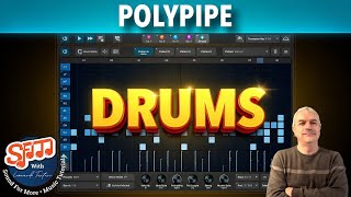 🔥🔥🔥🔥 4Pockets PolyPipe  AUv3 - Tutorial / Demo 2: Drums Track
