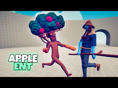 APPLE ENT 1 vs 1 UNITS | TABS Totally Accurate Battle Simulator Gameplay