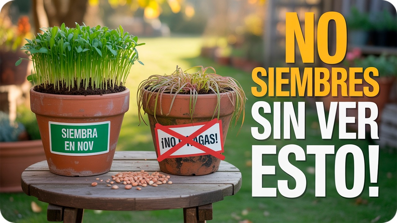 ¿Qué puedes sembrar en NOVIEMBRE? (Lo que nadie te cuenta) || La Huertina De Toni