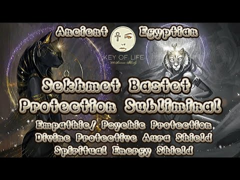 Sekhmet Bastet Protection Combo Subliminal Empathic Psychic Protection Divine Protective Aura Shield