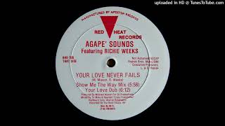 Agape' Sounds - Your Love Never Fails (Show Me The Way Mix) 1990