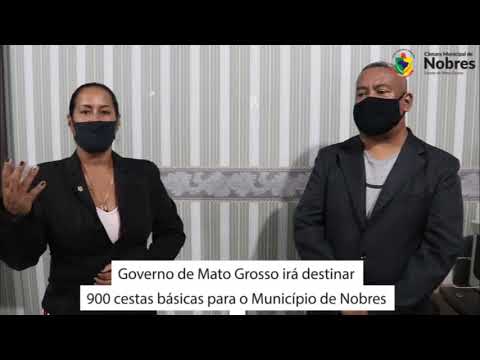 Governo de Mato Grosso irá destinar 900 cestas básicas para o município de Nobres