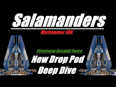Salamanders Space Marine Drop Pod Deep Dive Warhammer 40K
