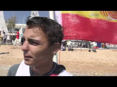2011 ISAF Youth Worlds - Jordi Xammar and Alex Claville (ESP) 420 Boys Gold Medallists