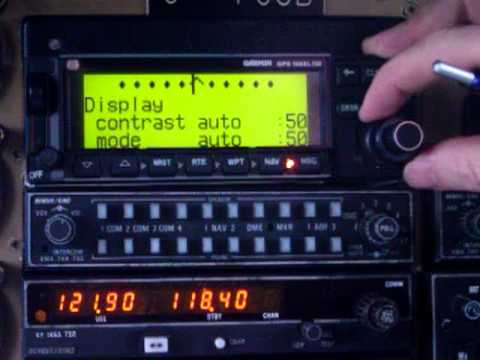 Garmin 155XL Map Datum Selection