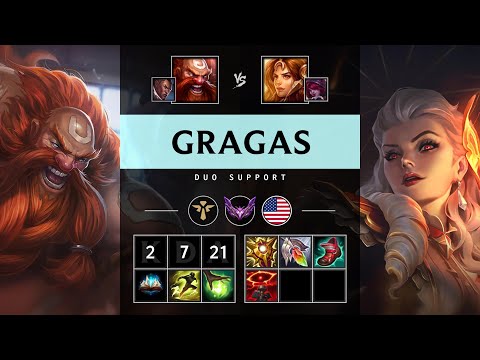 Gragas Support vs Leona - NA Master Patch 25.19