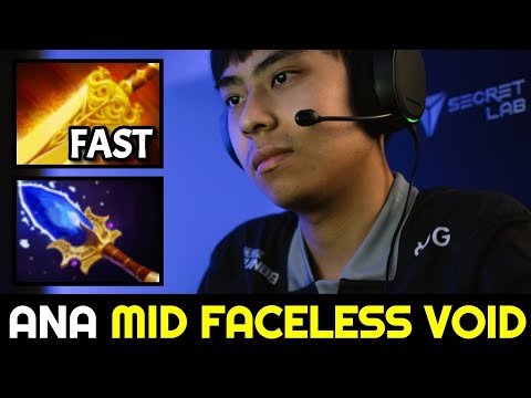 ANA Unexpected MID Faceless Void with Fast Radiance & Scepter Build Dota 2