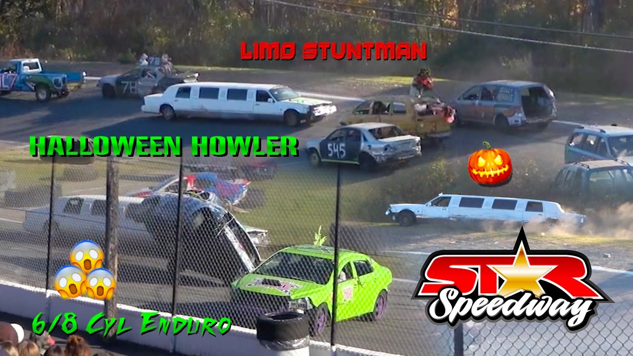Limo Stuntman Crashes 100 Lap Race at Star Speedway