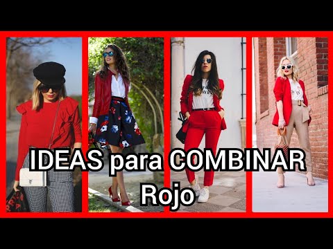 OUTFITS♥ CON ROJO 2020 MUJER/ IDEAS PARA USAR EL COLOR ROJO EN TUS ATUENDOS#MODAMUJER2020