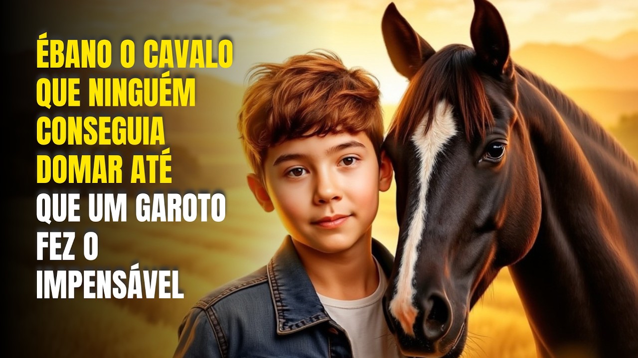 HISTÓRIA COMOVENTE!O CAVALO INDOMÁVEL! NINGUÉM SE APROXIMAVA!ATÉ QUE UM GAROTO FEZ O IMPENSÁVEL!