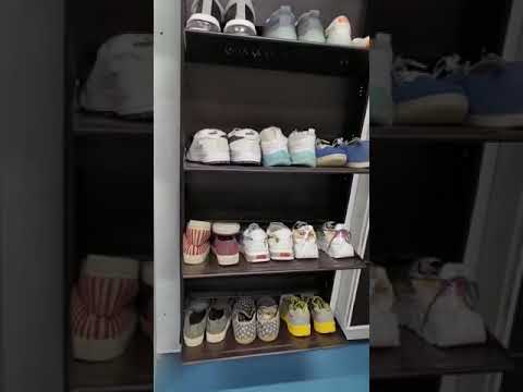 Wall Mounted Shoe Rack