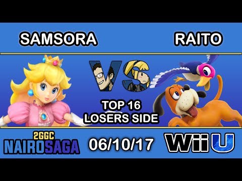 2GGC: Nairo Saga - Samsora (Peach) Vs. Raito (Duck Hunt) - Top 16 Losers Side