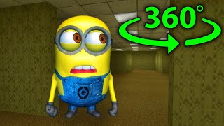 Giant MINION found in backroom! (Secret Banana) | 360 VR BACKROOM ANIMATION