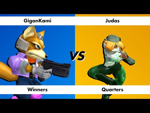 NXT LVL Gaming 3   Winners Quarters GiganKami (Fox) vs Judas (Sheik)  SSBM Smash Melee
