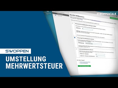 Umstellung der Mehrwertsteuer 2024 #swoppentalk