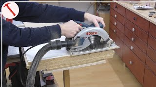 Bosch GKS 190 Handkreissäge - Unboxing und Test, 1.400 Watt mit 5.500 Umdrehungen & 7cm Schnittiefe