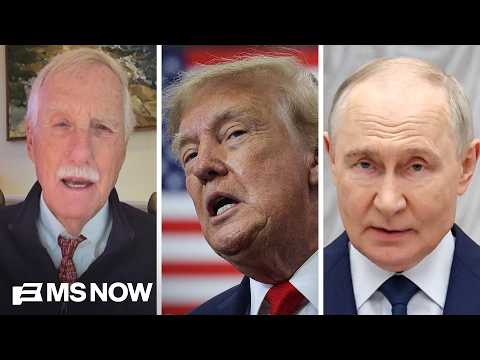 'Only beneficiary of this deal is PUTIN': Sen. Angus King DESTROYS Trump-Russian diesel deal