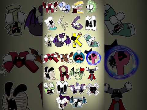 ALPHABET LORE A-Z but HALLOWEEN version - ALPHABET LORE ANIMATION MEME - abcdefghijklmnopqrstuvwxyz