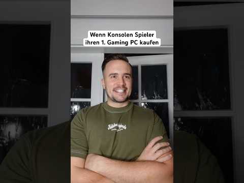WENN KONSOLEN SPIELER IHREN 1. GAMING PC KAUFEN #shorts