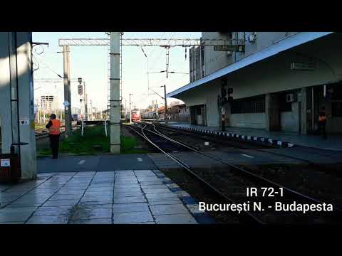 Trenul IR 72-1 în gara Timișoara (Primul videoclip cu trepied)/ First video with tripod