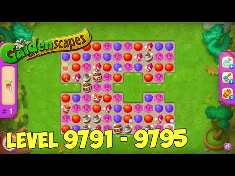 GardenScapes level 9791 9792 9793 9794 9795 🌱 Gameplay Walkthrough (Android, iOS) Playrix