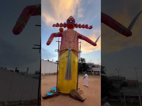 Ravan Dahan | Making of Biggest Ravan big Ravan Dahan | Hyderabad | #RavanMaking #RavanDahan