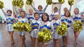 Cheerleading Squad of Senior Citizens Shakes Its Stuff