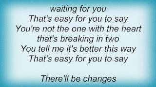 Emmylou Harris - Easy For You To Say Lyrics