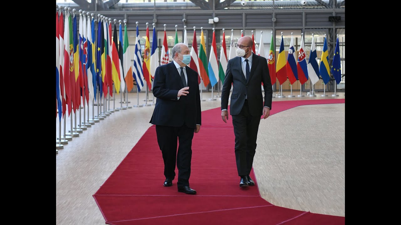 Նախագահ Արմեն Սարգսյանն այսօր հանդիպել է Եվրոպական խորհրդի նախագահ Շառլ Միշելի հետ