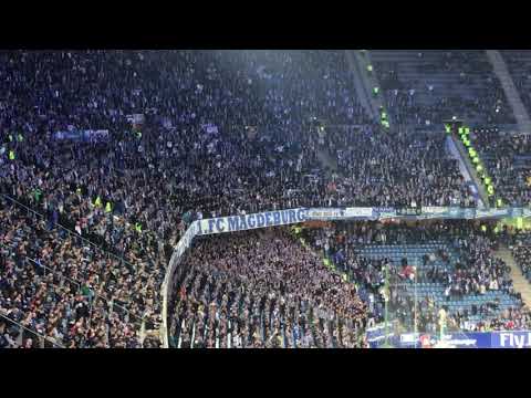 Magdeburg fans at HSV 08.04.2019