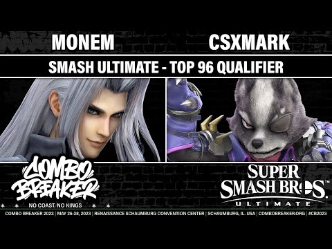 COMBO BREAKER 2023 WINNERS TOP 96 QUALIFIER - Monem (Sephiroth) vs CsxMark (Wolf) - Smash Ultimate
