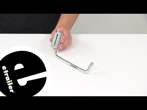 etrailer | CargoSmart Large Flat Hook for E Track and X Track Systems Feature Review