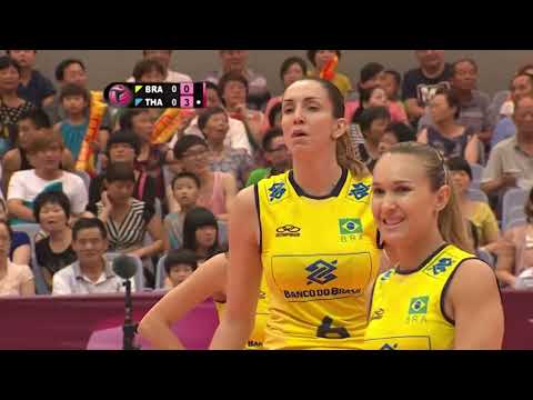 Don't Blink or You'll Miss the Amazing Spikes and Blocks 💥👀 World GP 2012 BRA 🇧🇷 vs. THA 🇹🇭