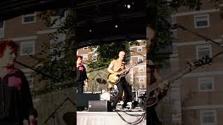 Dana Gillespie - Andy Warhol guitar solo at Folk in The Park Festival 2023 #guitarsolo #60smusic