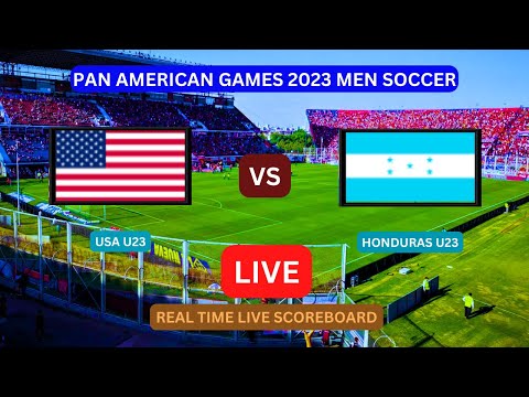 USA vs Honduras Live Score Update Today 2023 Pan American Games U23 Soccer Football Oct 26 2023