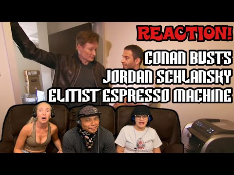 Conan Busts Jordan Schlansky & His Elitist Espresso Machine - Reaction!